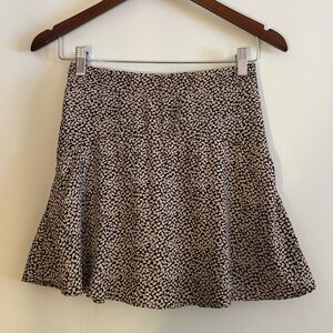 3 for $15 Altar'd State Black and Cream Skater Skirt / Skort Mini Skirt Boho